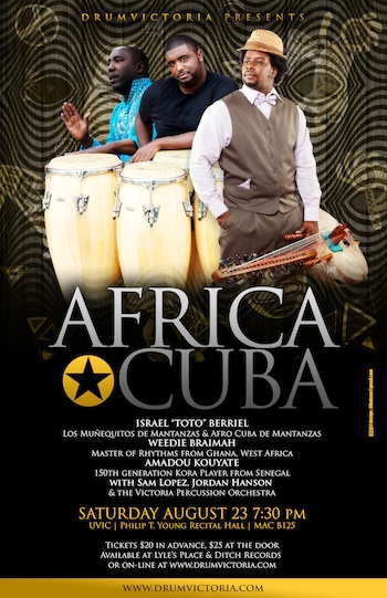 AFRICA ✪ CUBA live in concert @ Phillip T. Young Recital Hall (Uvic) - Aug 23, 2014