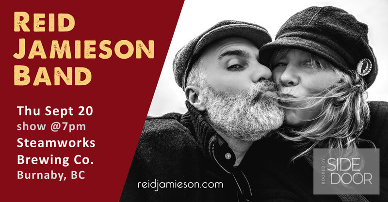 An intimate evening with: Reid Jamieson Band @ Steamworks - Sep 20, 2018