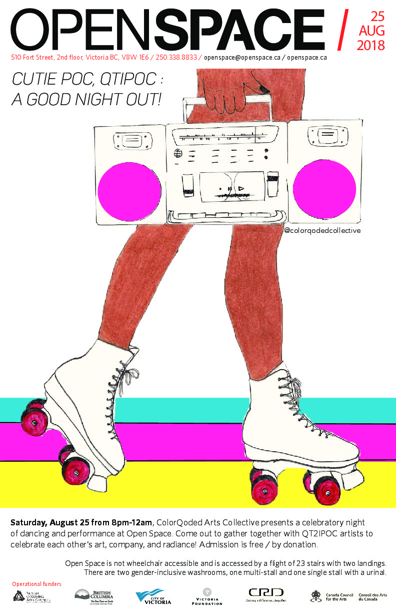 Cutie POC, QTIPOC: A Good Night Out! @ Open Space Aug 25 2018 - Jun 14th @ Open Space
