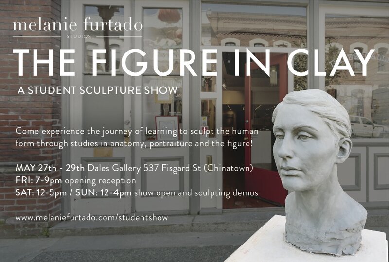 The Figure in Clay - Sculpture Show: Melanie Furtado, Sculptors of Melanie Furtado Studios @ Fortune Gallery May 28 2016 - May 1st @ Fortune Gallery