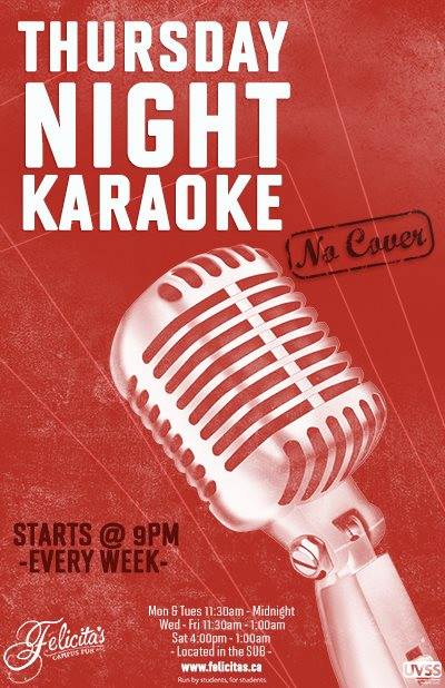 Karaoke @ Felicita's Pub Feb 20 2014 - May 12th @ Felicita's Pub