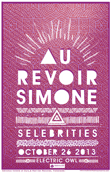 Au Revoir Simone, Jody Glenham @ Electric Owl Dec 31 1969 - May 6th @ Electric Owl