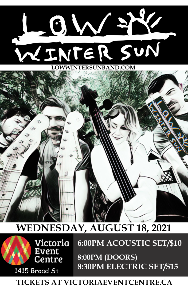 Low Winter Sun, presented by the Victoria Event Centre: Low Winter Sun @ Victoria Event Centre Aug 18 2021 - May 5th @ Victoria Event Centre