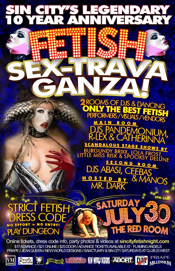 !0th Anniversary SinCity weekend party @ The Red Room - Jul 30, 2011