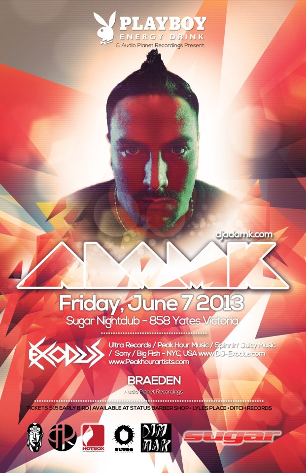 Adam K, DJ Exodus, braeden @ Capital Ballroom Jun 7 2013 - May 6th @ Capital Ballroom