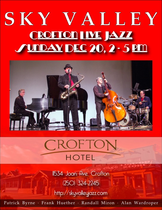 Sky Valley at Crofton Jazz Series: Sky Valley @ Crofton Hotel and Pub - Dec 20, 2015