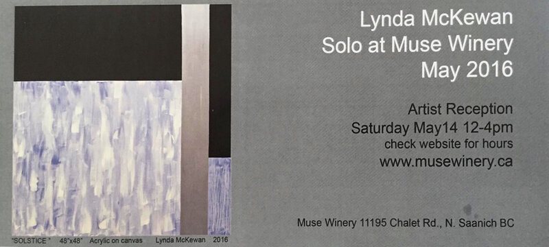 Lynda McKewan Solo Art Show at Muse Winery @ Muse Winery - May 02, 2016