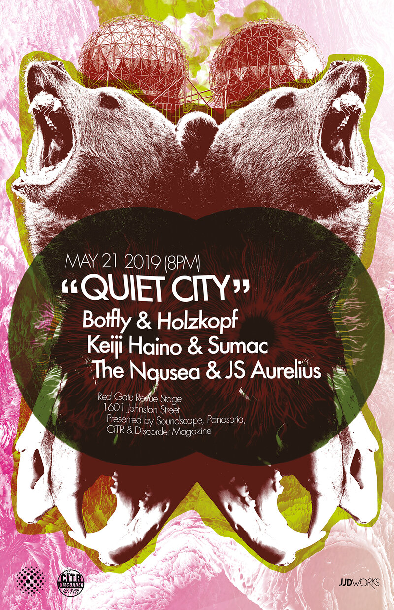 Quiet City #63: Keiji Haino & Sumac, The Nausea & JS Aurelius, Botfly and Holzkopf @ Red Gate Revue Stage May 21 2019 - May 5th @ Red Gate Revue Stage