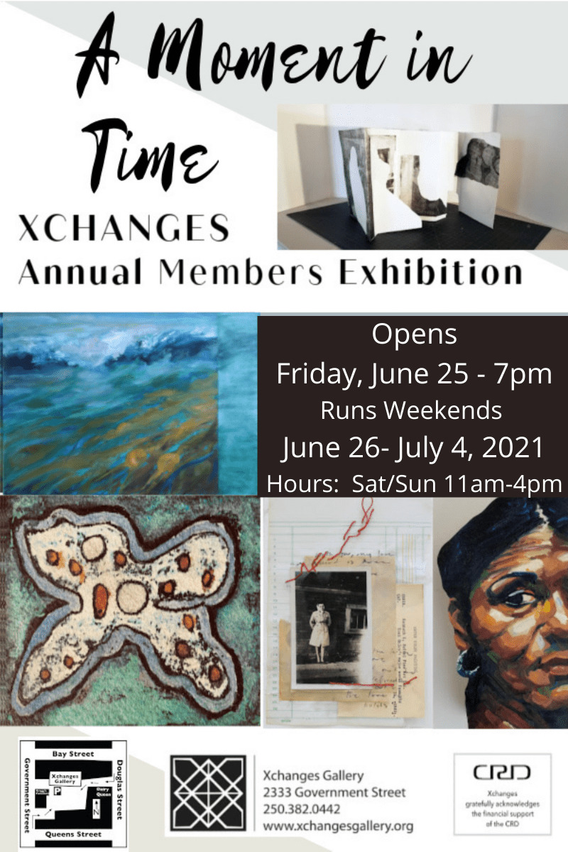 A moment in time : Xchanges annual membership exhibition @ Xchanges Gallery Jun 25 2021 - Jun 13th @ Xchanges Gallery