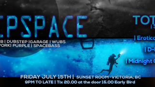 Deep Space: TOTEMIC, Applecat, Deerface, INTRIKET @ Sunset Labs Jul 15 2016 - May 6th @ Sunset Labs