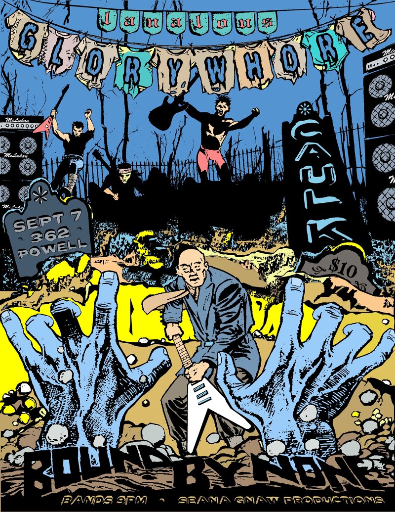 Glorywhore Reunion show!!!: Glorywhore, Bound By None, Caulk @ LanaLou's Sep 7 2013 - May 25th @ LanaLou's