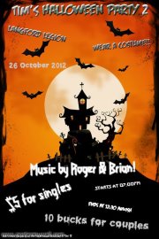 Halloween Dance/Party- Jam: Hosted by Roger and Brian @ Langford Legion (Prince Edward) Oct 26 2012 - Jun 7th @ Langford Legion (Prince Edward)