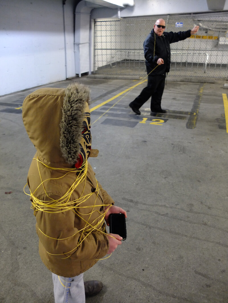 Open Actions @ Front steps of the Art Gallery of Greater Victoria - Mar 15, 2015