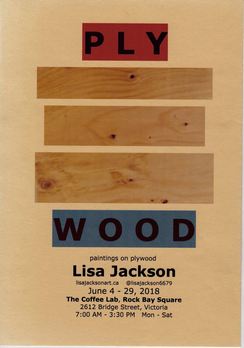 PLY WOOD: Lisa Jackson @ The Coffee Lab, 2612 Bridge Street, - Jun 04, 2018