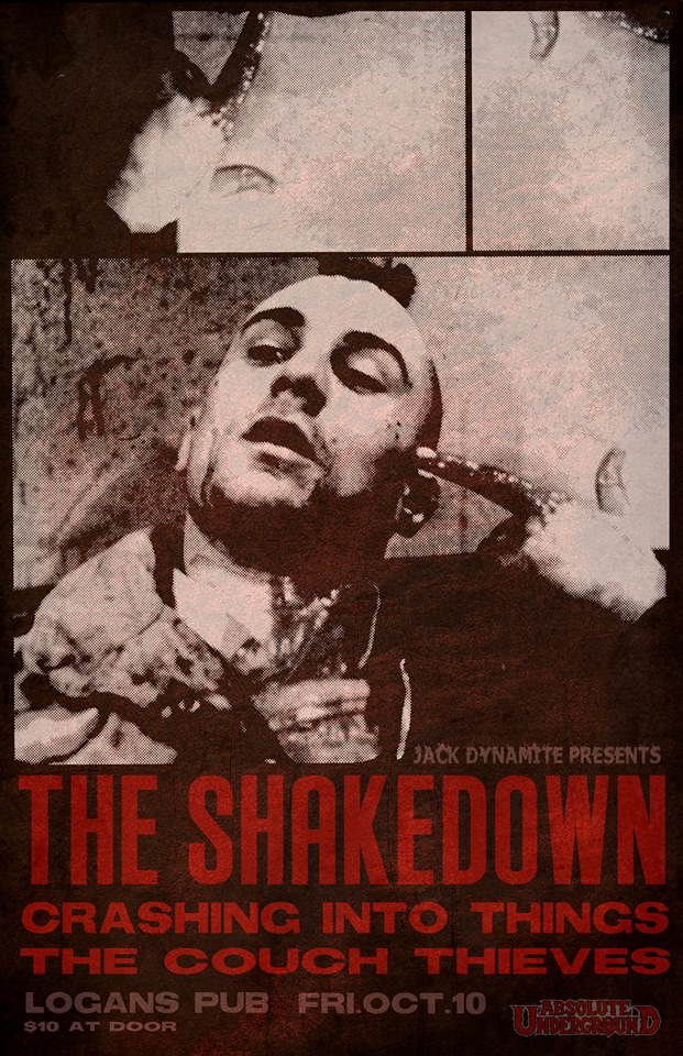 Wow wow wow: Shakedown, Crashing Into Things, Couch Thieves @ Logan's Pub Dec 31 1969 - May 9th @ Logan's Pub