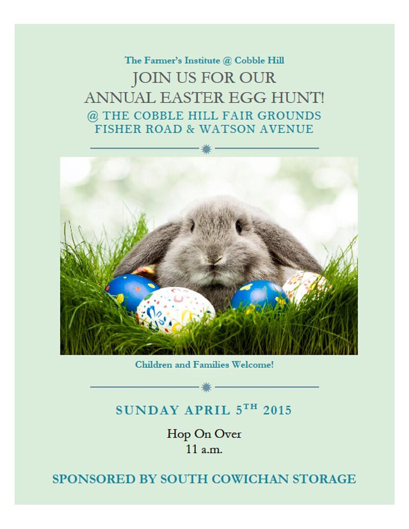 Easter Egg Hunt @ Cobble Hill Fairgrounds - Apr 05, 2015