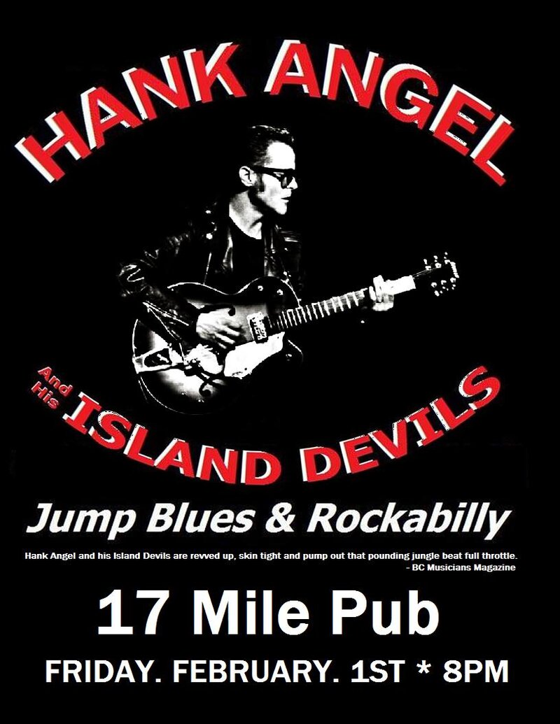 HANK ANGEL and his ISLAND DEVILS @ The 17 Mile Pub Feb 1 2019 - May 6th @ The 17 Mile Pub