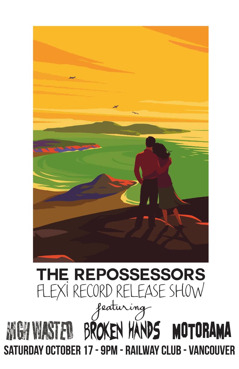 (FleXXXi Release): The Repossessors, Motorama, The Broken Hands, High Wasted @ Railway Club Oct 17 2015 - May 14th @ Railway Club