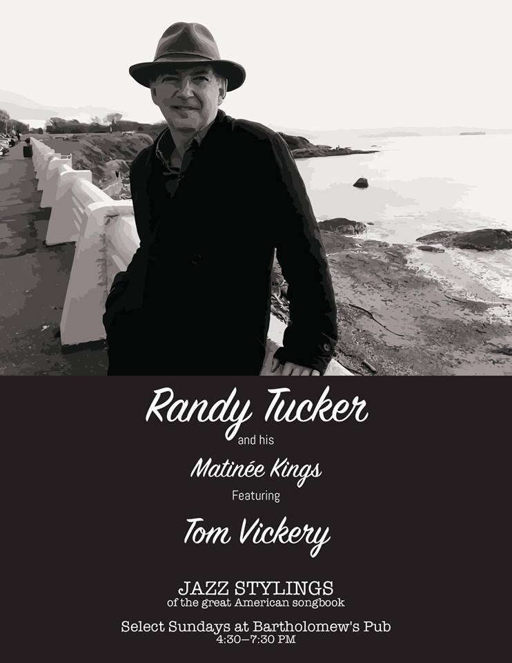 Jazz stylings from the great American song book: The Randy Tucker Band @ Bartholomew's Pub May 20 2018 - May 6th @ Bartholomew's Pub