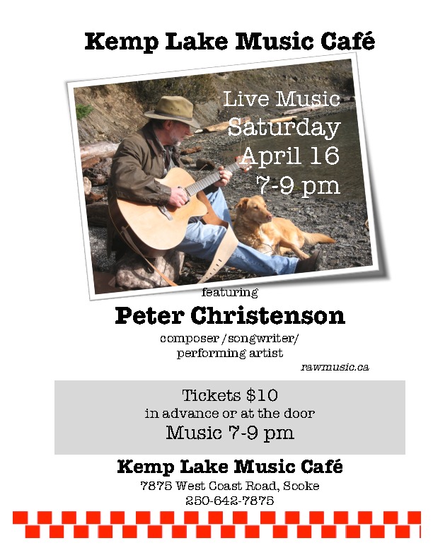Peter Christenson @ Kemp Lake Music Cafe - Apr 16, 2016