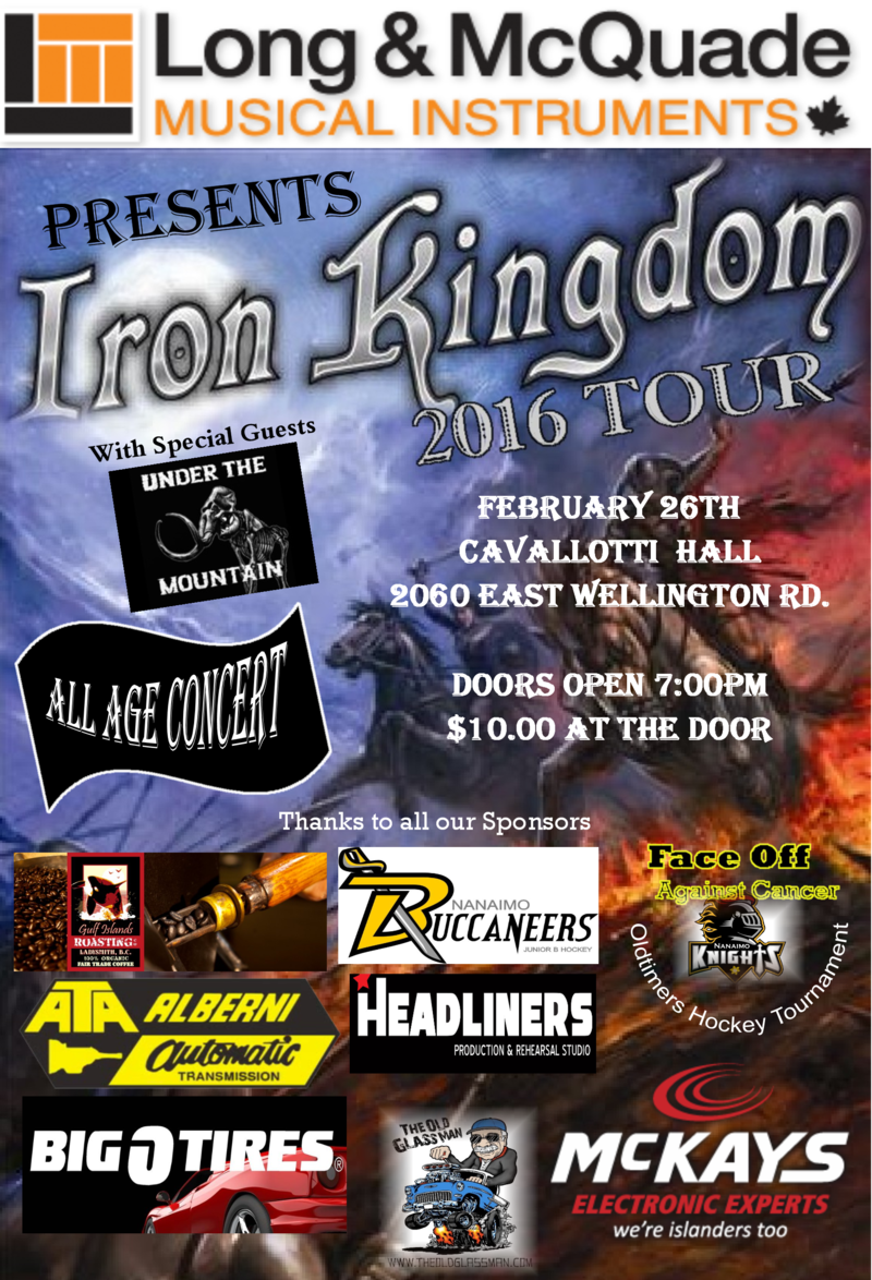 Iron Kingdom, Under the Mountain @ Cavallotti Lodge - Feb 26, 2016