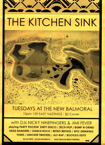 THE KITCHEN SINK, Nicky Ninefingers, Jimi Fever @ The Balmoral - Aug 28, 2007