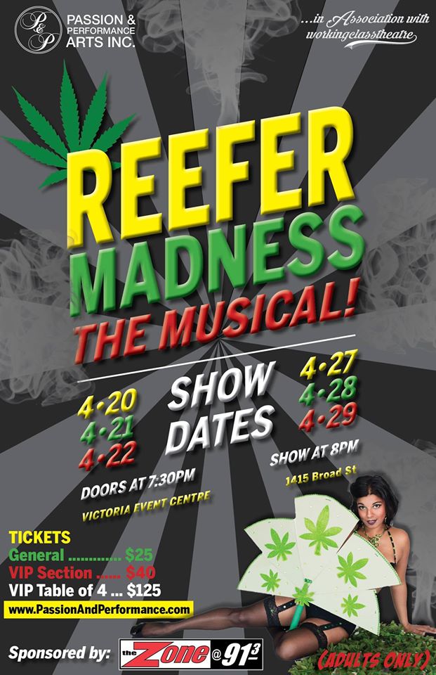 Reefer Madness the Musical @ Victoria Event Centre - Apr 22, 2017