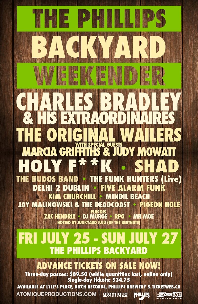 THE PHILLIPS BACKYARD WEEKENDER (FRI July 25 - SUN July 27) @ The Phillips Backyard Jul 26 2014 - May 6th @ The Phillips Backyard