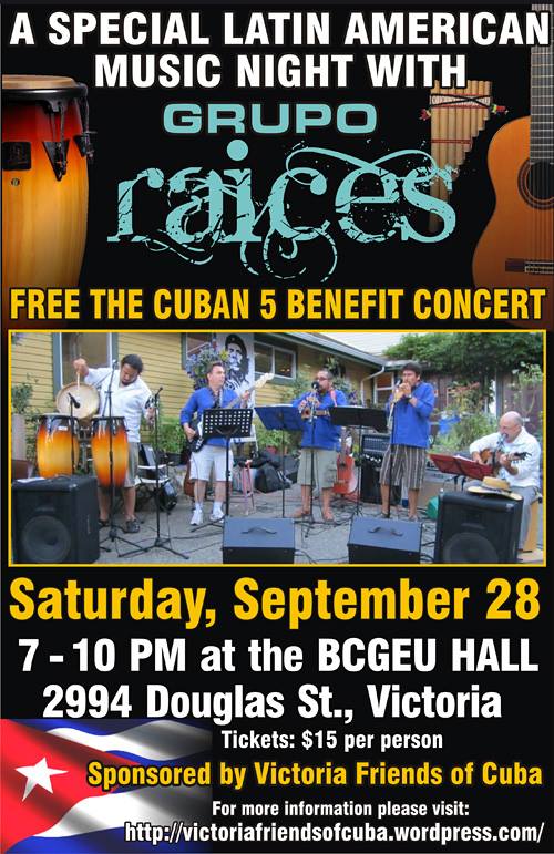 A Special Latin American Music Concert with GRUPO RAICES: Grupo Raices @ BCGEU HALL Sep 28 2013 - Jun 3rd @ BCGEU HALL