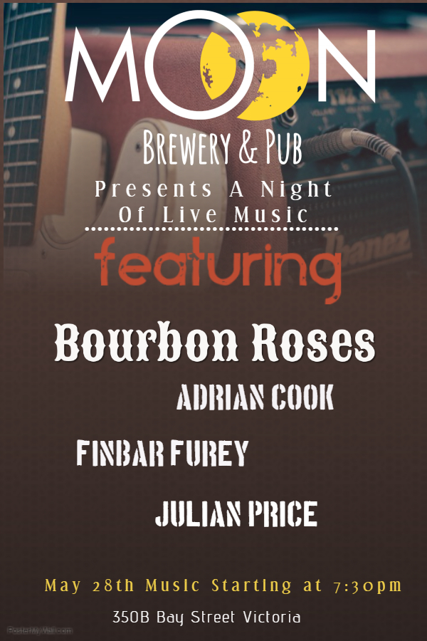 The Saturday Night Special- Take 2: Bourbon Roses, Adrian Cook, Finbar Furey, Julian Price @ Brass Monkey Taproom May 28 2016 - May 13th @ Brass Monkey Taproom