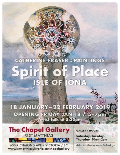 Spirit of Place, Isle Of Iona: Catherine Fraser @ The Chapel Gallery Jan 18 2019 - May 5th @ The Chapel Gallery