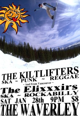 Rockabilly/Ska/Reggae: Kiltlifters, The EliXXXirs @ The Waverley Hotel - Jan 28, 2006