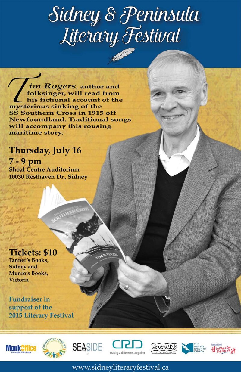 The Tragedy of the SS Southern Cross:  An Evening of Words and Music with Tim Rogers: Tim Rogers @ Shoal Centre Auditorium Jul 16 2015 - May 1st @ Shoal Centre Auditorium