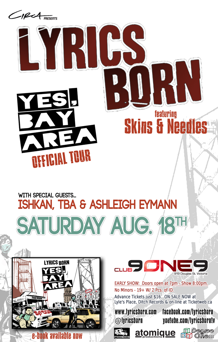 Lyrics Born (POSTPONED!) @ Distrikt - Aug 18, 2012