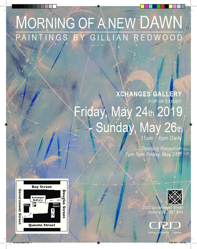 MORNING OF A NEW DAWN: Gillian Redwood (Visual Artist) @ Xchanges Gallery - May 24, 2019