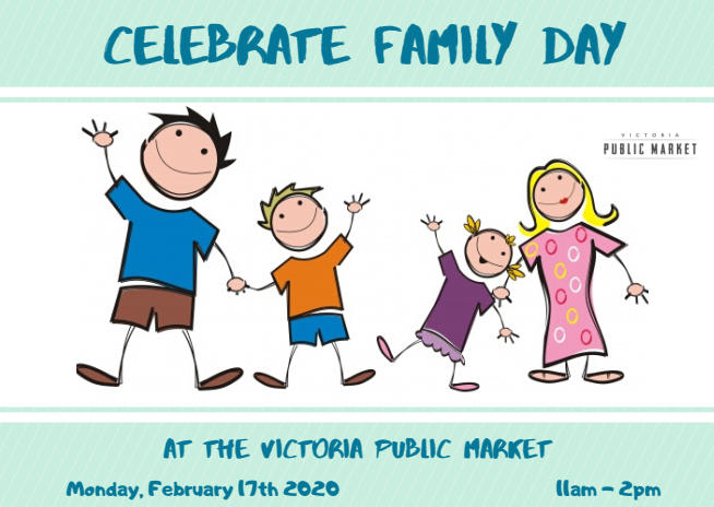 Family Day at the Victoria Pubic Market: & Live Music, Danger By Design , Marmalade Books, Mr Booth Photo Experiences @ Victoria Public Market Feb 17 2020 - May 6th @ Victoria Public Market
