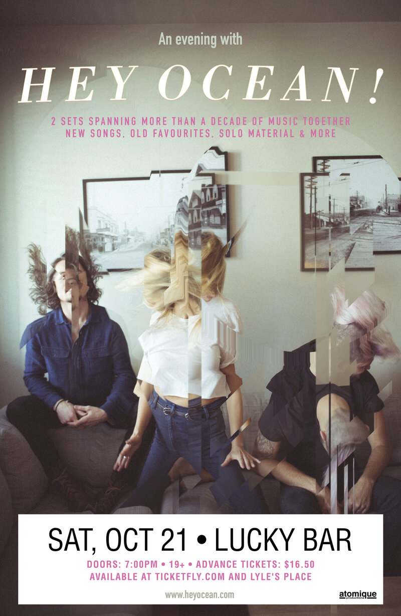 An evening with: Hey Ocean! @ Lucky Bar Oct 21 2017 - Jun 4th @ Lucky Bar