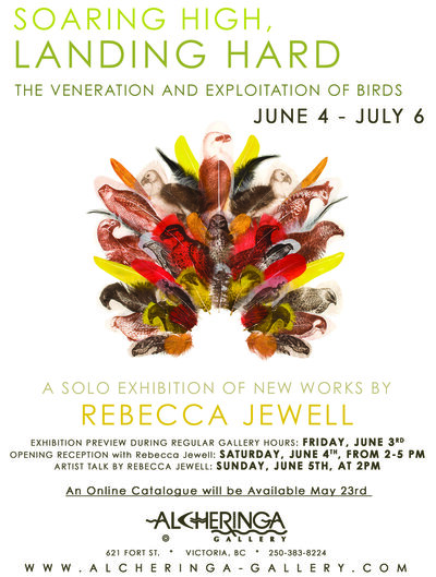Soaring High, Landing Hard; the Veneration and Exploitation of Birds: Rebecca Jewell @ Mark Loria Gallery Jun 4 2016 - May 6th @ Mark Loria Gallery