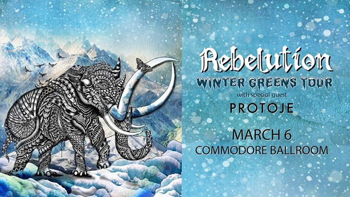 Rebelution, Proteje @ The Commodore Ballroom Mar 6 2016 - Jun 14th @ The Commodore Ballroom