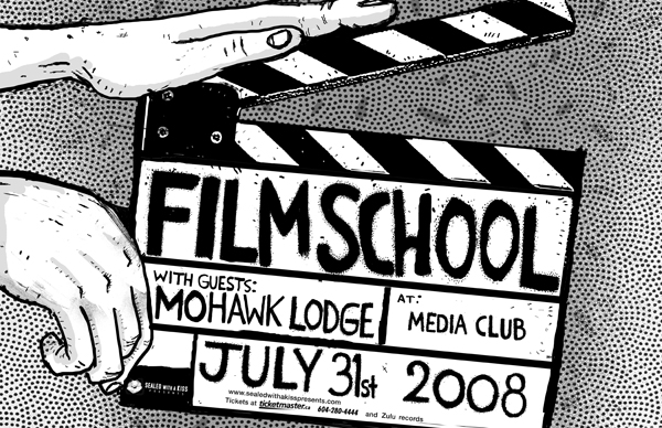 Film School, Mohawk Lodge @ The Media Club Jul 31 2008 - May 6th @ The Media Club