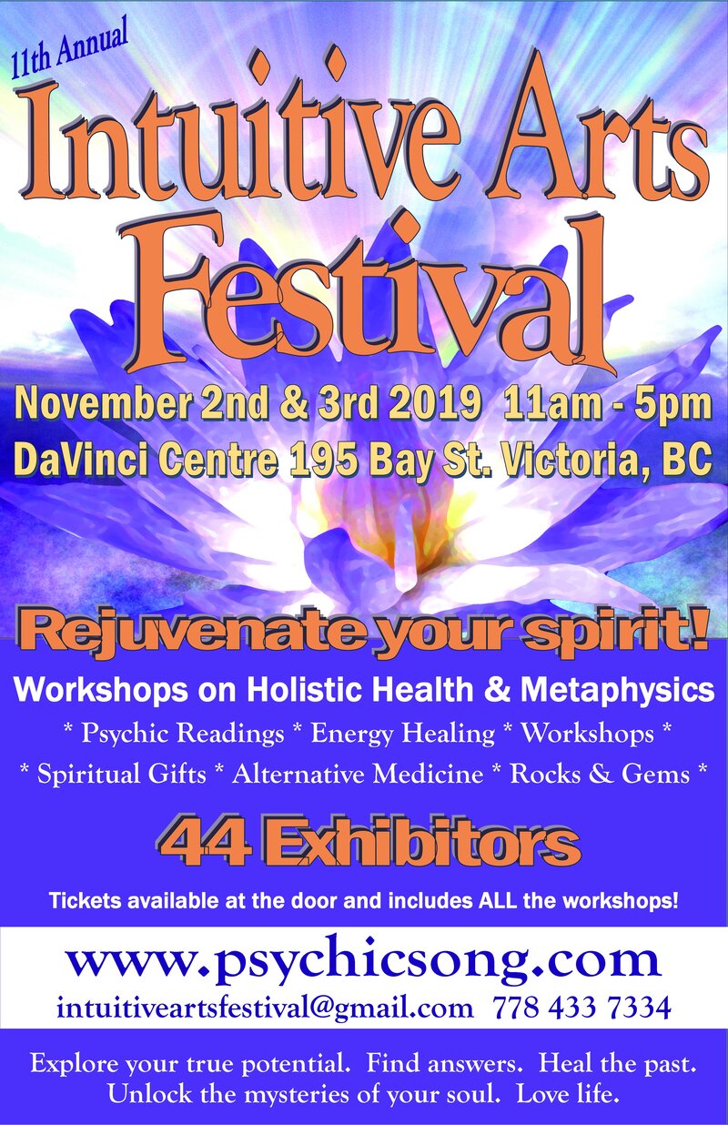 Intuitive Arts Festival @ Leonardo da Vinci Centre Nov 2 2019 - May 7th @ Leonardo da Vinci Centre