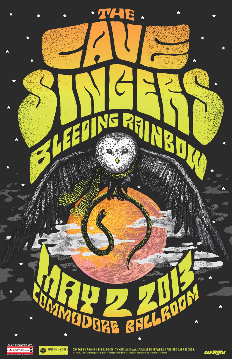 The Cave Singers, Bleeding Rainbow @ The Commodore Ballroom May 2 2013 - May 6th @ The Commodore Ballroom