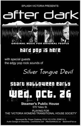 Local Artists Playing for Local Aid.  A charitable CD compilation: After Dark, Silver Tongue Devil @ Steamers Pub - Oct 26, 2005