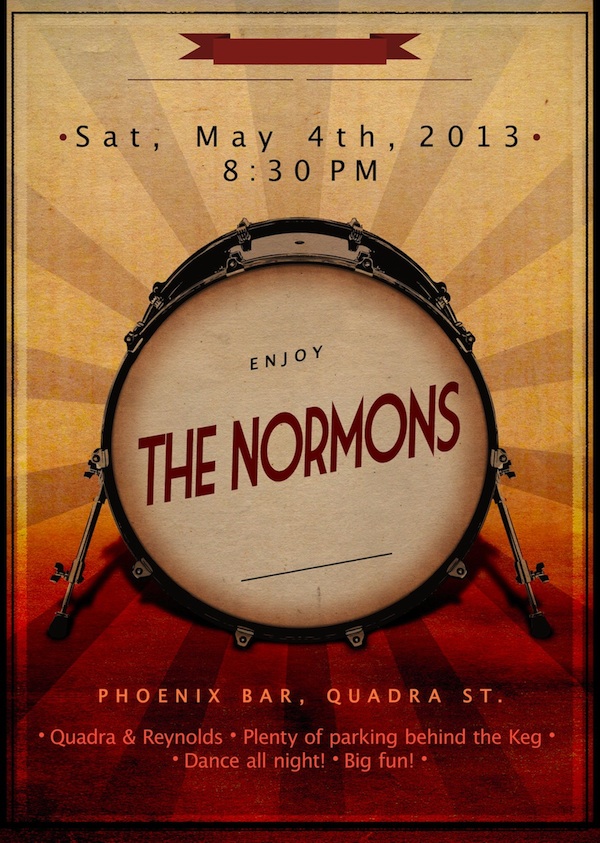 The Normons @ The Phoenix Bar and Grill May 4 2013 - May 6th @ The Phoenix Bar and Grill