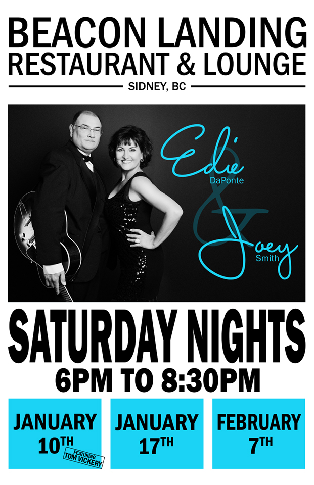 Edie DaPonte, Tom Vickery @ Beacon Landing Restaurant & Lounge Jan 10 2015 - May 16th @ Beacon Landing Restaurant & Lounge