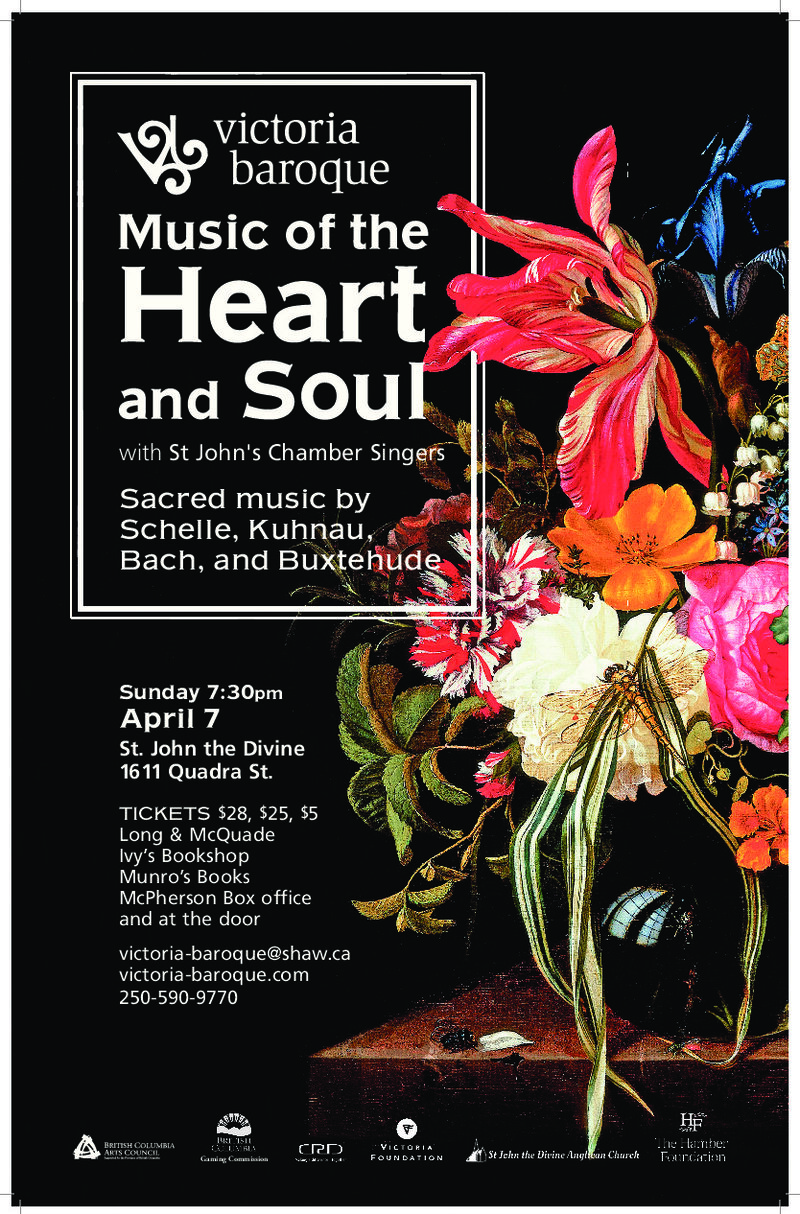 Music of the Heart and Soul: Victoria Baroque, St John's Chamber Singers @ St. John The Divine Apr 7 2019 - May 5th @ St. John The Divine