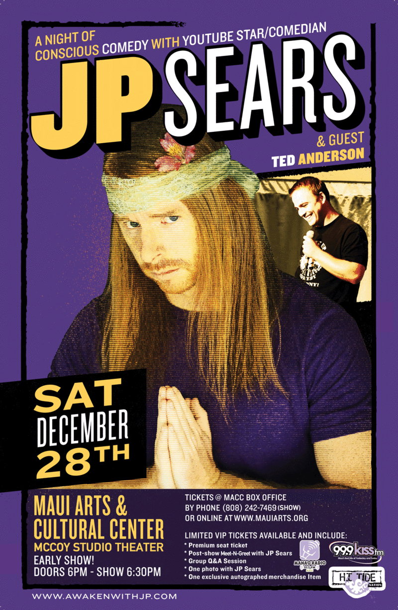 JP Sears, Ted Anderson @ McCoy Studio Theater - Dec 28, 2019
