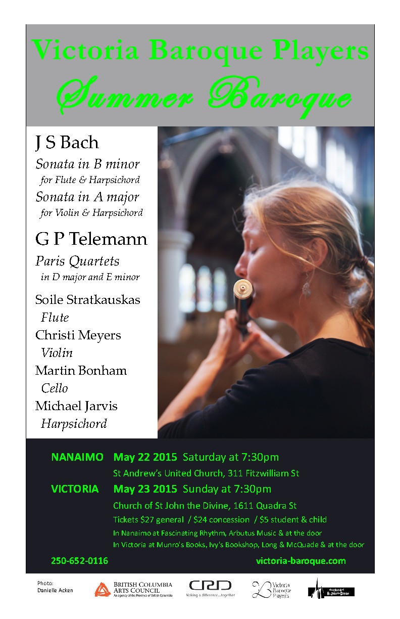 Summer Baroque: Victoria Baroque @ St. John The Divine May 23 2015 - May 7th @ St. John The Divine