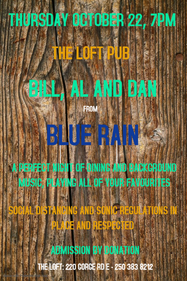 Blue Rain @ The Loft (Victoria) Dec 31 1969 - Jun 7th @ The Loft (Victoria)