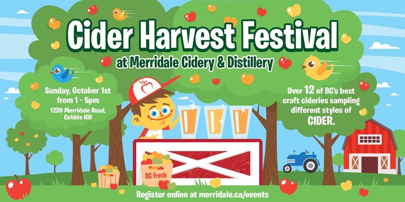 Cider Harvest Festival @ Merridale Cidery & Distillery Oct 1 2017 - Jun 15th @ Merridale Cidery & Distillery